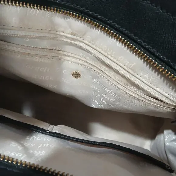 Kate Spade Handbag New York Cameron Street Shell Staci Straw Medium Tote Raffia - Picture 12 of 16